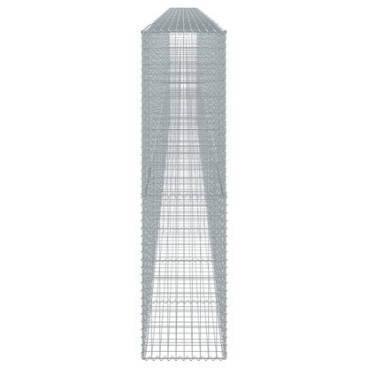vidaXL Gabion Basket with Cover 1100x50x200 cm Galvanised Iron 4