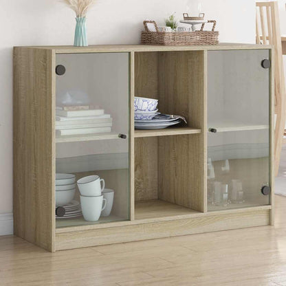Sideboard 102x37x75,5 cm Engineered Wood Sonoma oak 102 cm