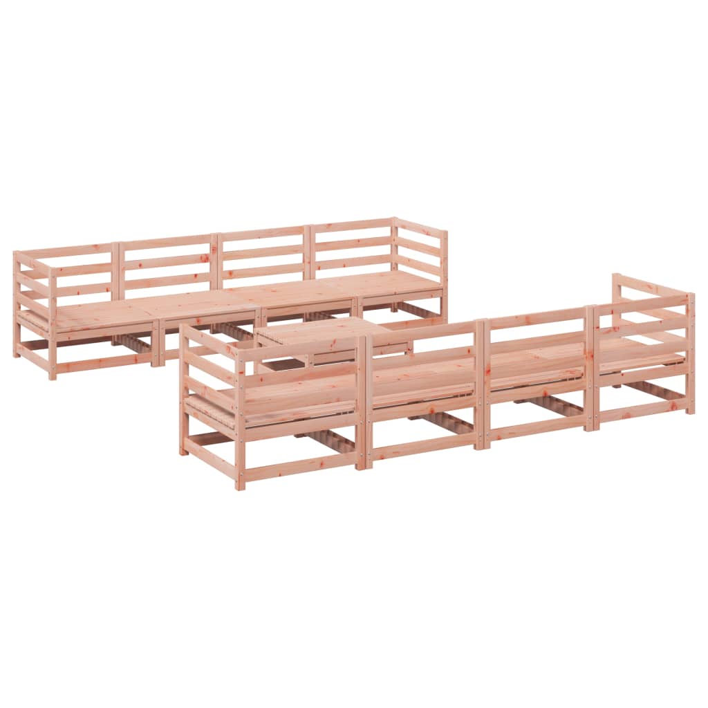 vidaXL 9 Piece Garden Sofa Set Solid Wood Douglas Fir 2
