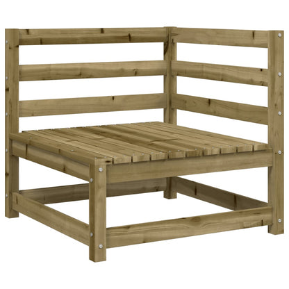 vidaXL 9 Piece Garden Sofa Set Impregnated Wood Pine 4
