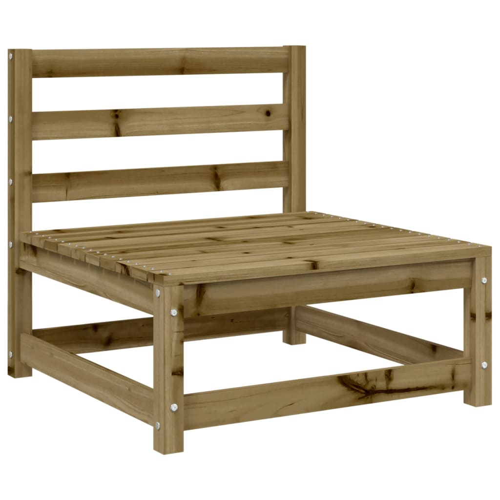 vidaXL 9 Piece Garden Sofa Set Impregnated Wood Pine 5