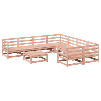 vidaXL 9 Piece Garden Sofa Set Solid Wood Douglas Fir 2