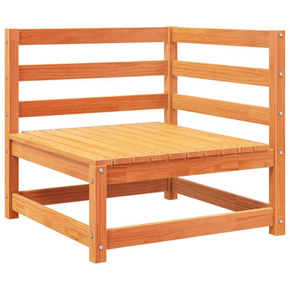 vidaXL 11 Piece Garden Sofa Set Wax Brown Solid Wood Pine 4