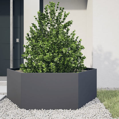 Planter Rusty 138x120x45 cm Corten Steel Steel/anthracite