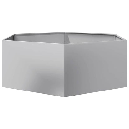 Planter Rusty 138x120x45 cm Corten Steel Galvanized steel/grey