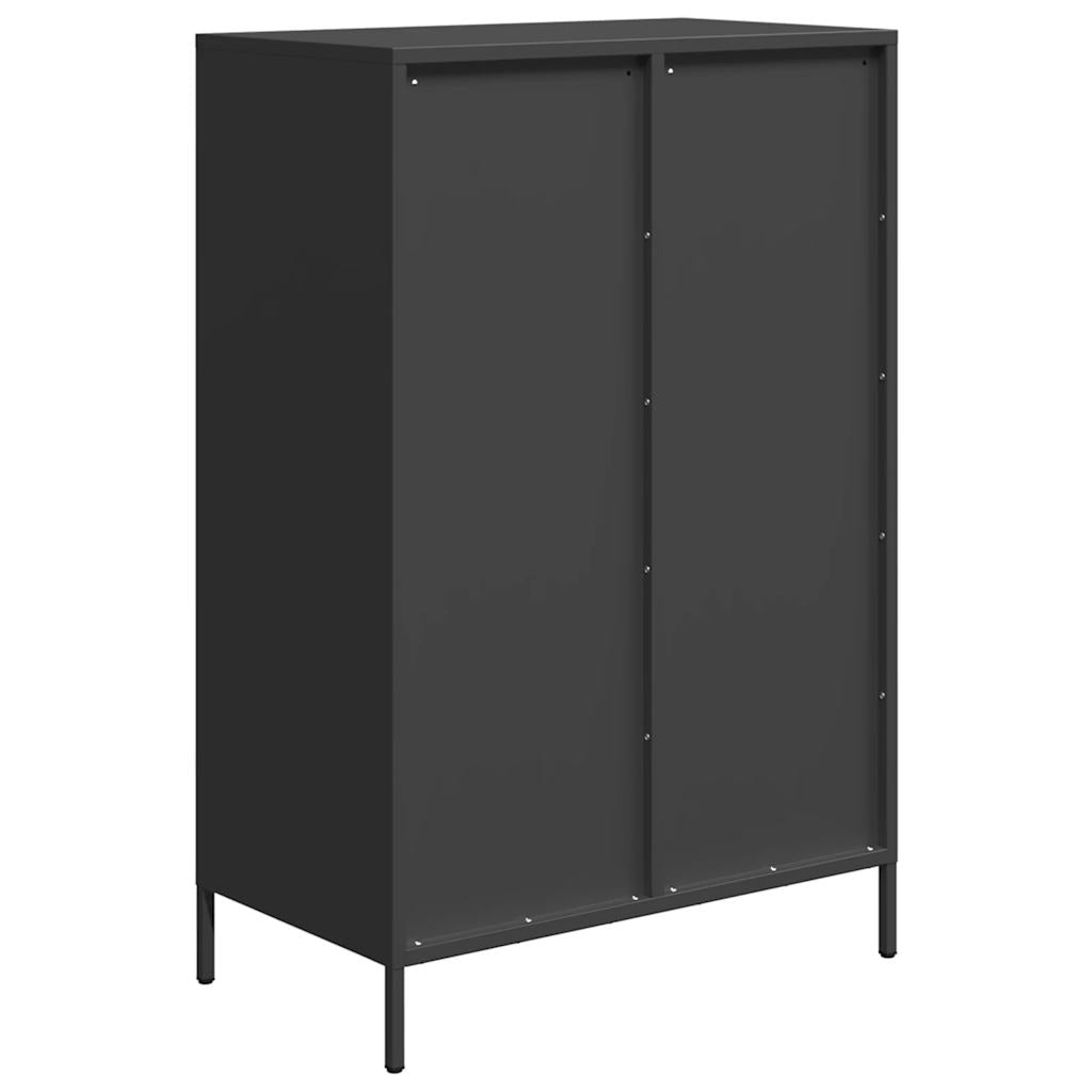 Highboard 68x39x101,5 cm Steel Black