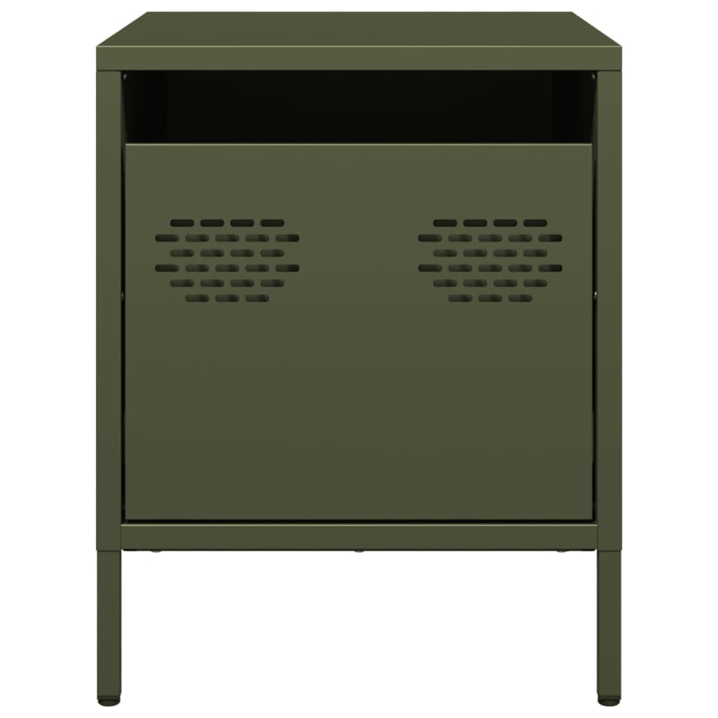 Bedside Cabinet 35x39x43,5 cm Steel Green 2