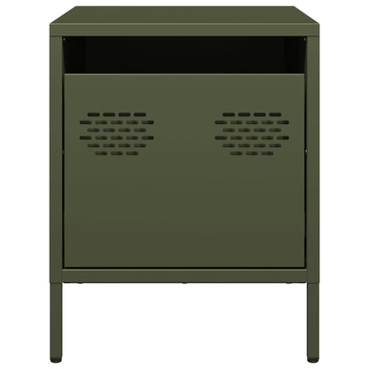 Bedside Cabinet 35x39x43,5 cm Steel Green 2
