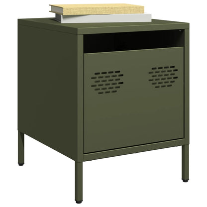 Bedside Cabinet 35x39x43,5 cm Steel Green 2