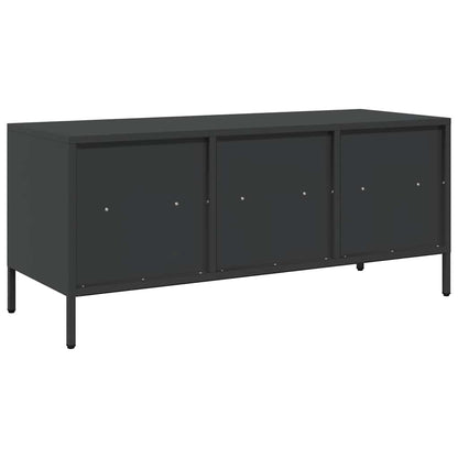 TV Cabinet 101.5x39x43.5 cm Cold-rolled Steel Black