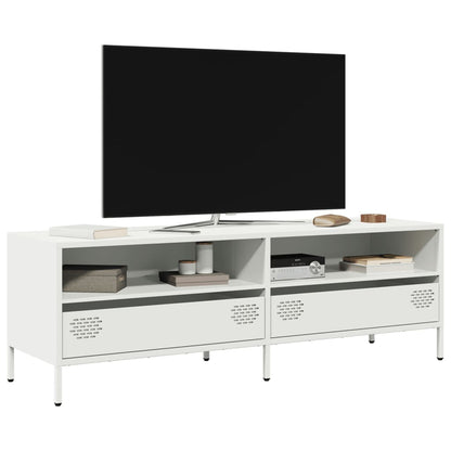 TV Cabinet 202x39x43,5 cm Cold-rolled Steel White 135 cm