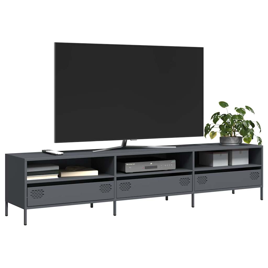 TV Cabinet 202x39x43,5 cm Cold-rolled Steel Anthracite 202 cm