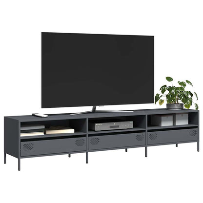 TV Cabinet 202x39x43,5 cm Cold-rolled Steel Anthracite 202 cm