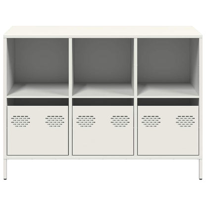 Sideboard 101.5x39x73.5 cm Cold-rolled Steel White