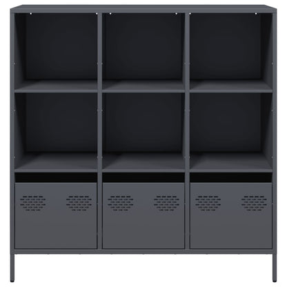Highboard 35x39x103,5 cm Steel Anthracite 101.5 cm