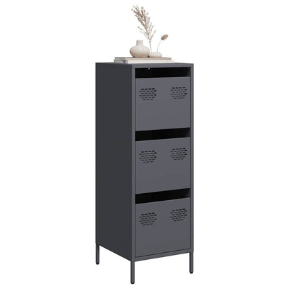 Highboard 39x35x103,5 cm Steel Anthracite