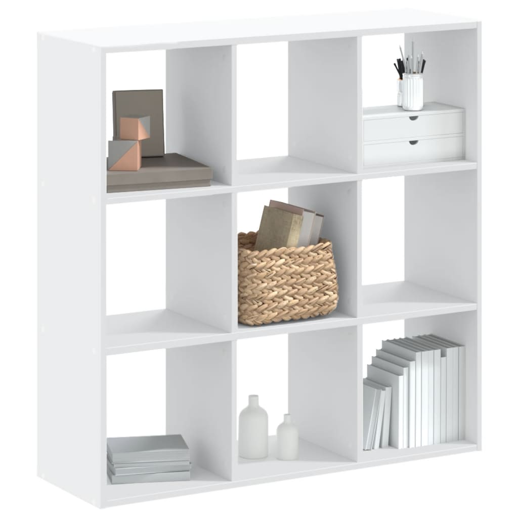 Bookcase 68,5x32x68,5 cm Engineered Wood White
