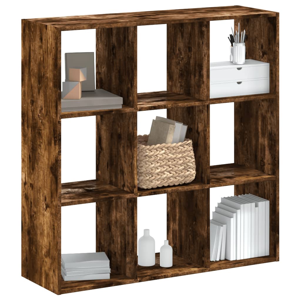 Bookcase 68,5x32x68,5 cm Engineered Wood Smoked oak