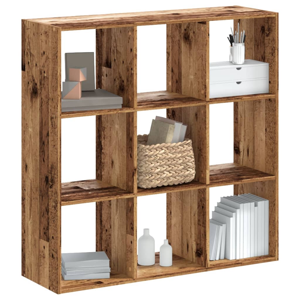 Bookcase 68,5x32x68,5 cm Engineered Wood Old wood