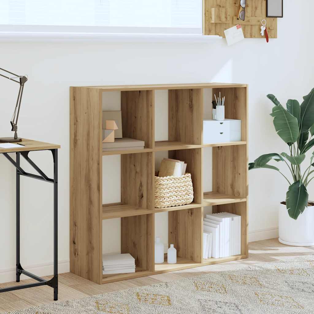 Bookcase 68,5x32x68,5 cm Engineered Wood Oak