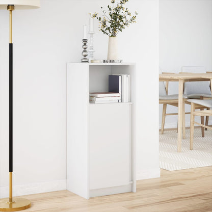 Sideboard with LED 42,5x34x100 cm Engineered Wood White 42.5 cm