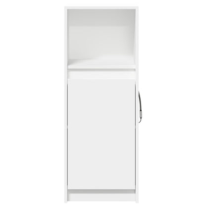 Sideboard with LED 72x34x100 cm Engineered Wood White 38 cm