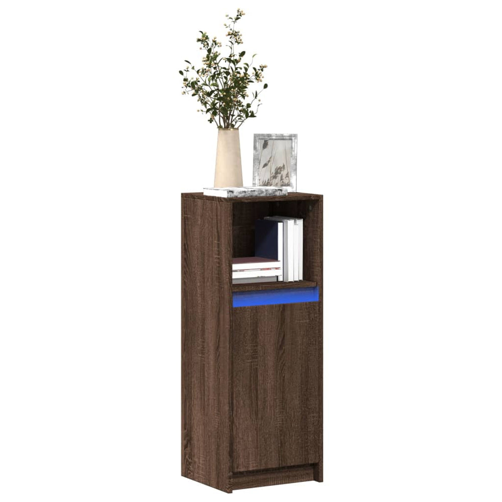 vidaXL Sideboard with LED 72x34x100 cm Engineered Wood