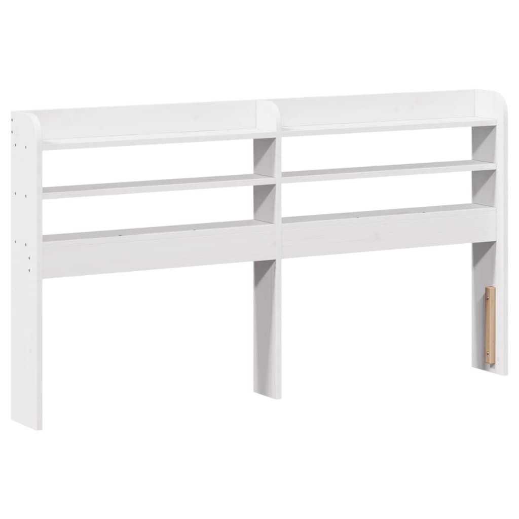 Bed Frame without Mattress Solid Wood Pine White 160 cm 200 cm