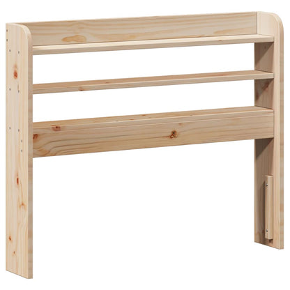Bed Frame with Headboard without Mattress Brown 75 cm 190 cm