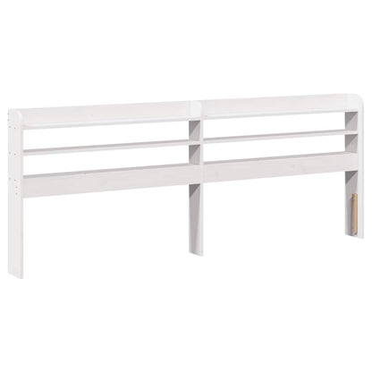 Bed Frame with Headboard without Mattress White 200 cm 200 cm