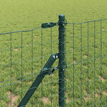Euro Fence 25 x 0.6 m PVC-Coated Steel Mesh Ground Fix Green 50 x 75 mm mesh