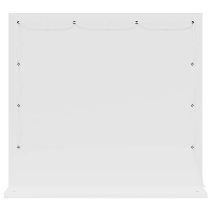 Vanity Mirror 60 x 55 x 18 cm Rectangular White