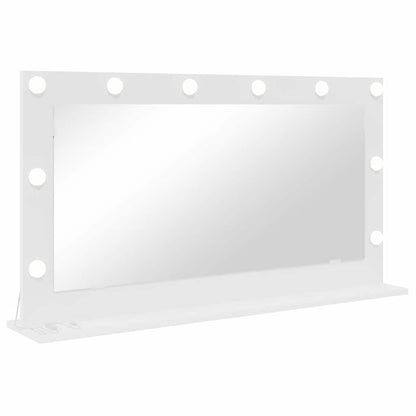 Vanity Mirror 100 x 55 x 18 cm Rectangular White