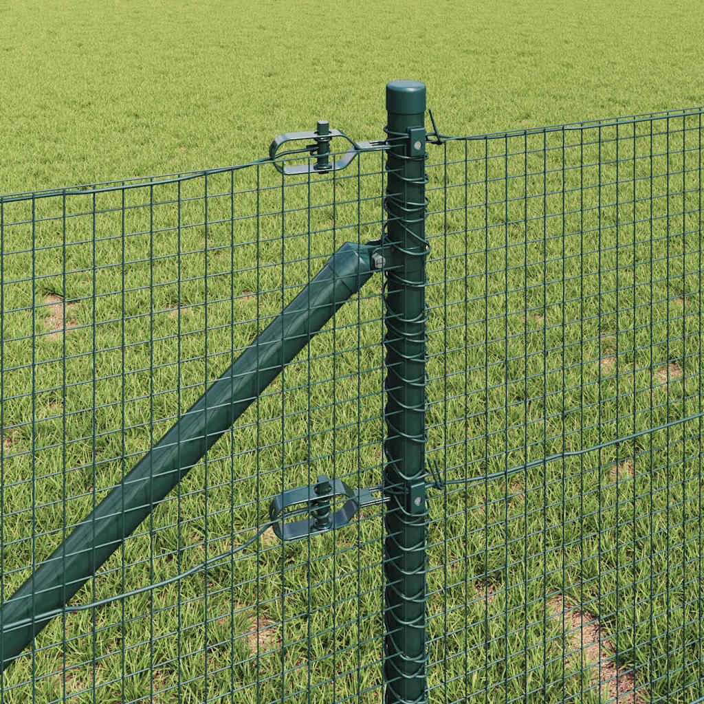 vidaXL Welded Wire Fence with Spikes 100 x 0.8 m PVC-coated Steel 4