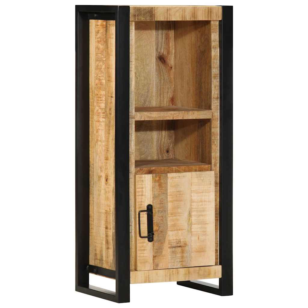 vidaXL Bathroom Furniture Set 3 pcs Brown and Black Solid Mango Wood 5