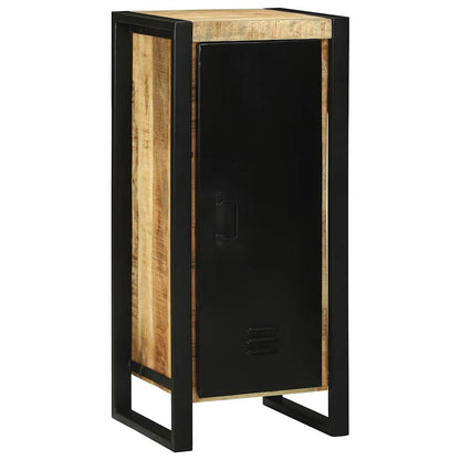 vidaXL Bathroom Furniture Set 4 pcs Brown and Black Solid Mango Wood 6