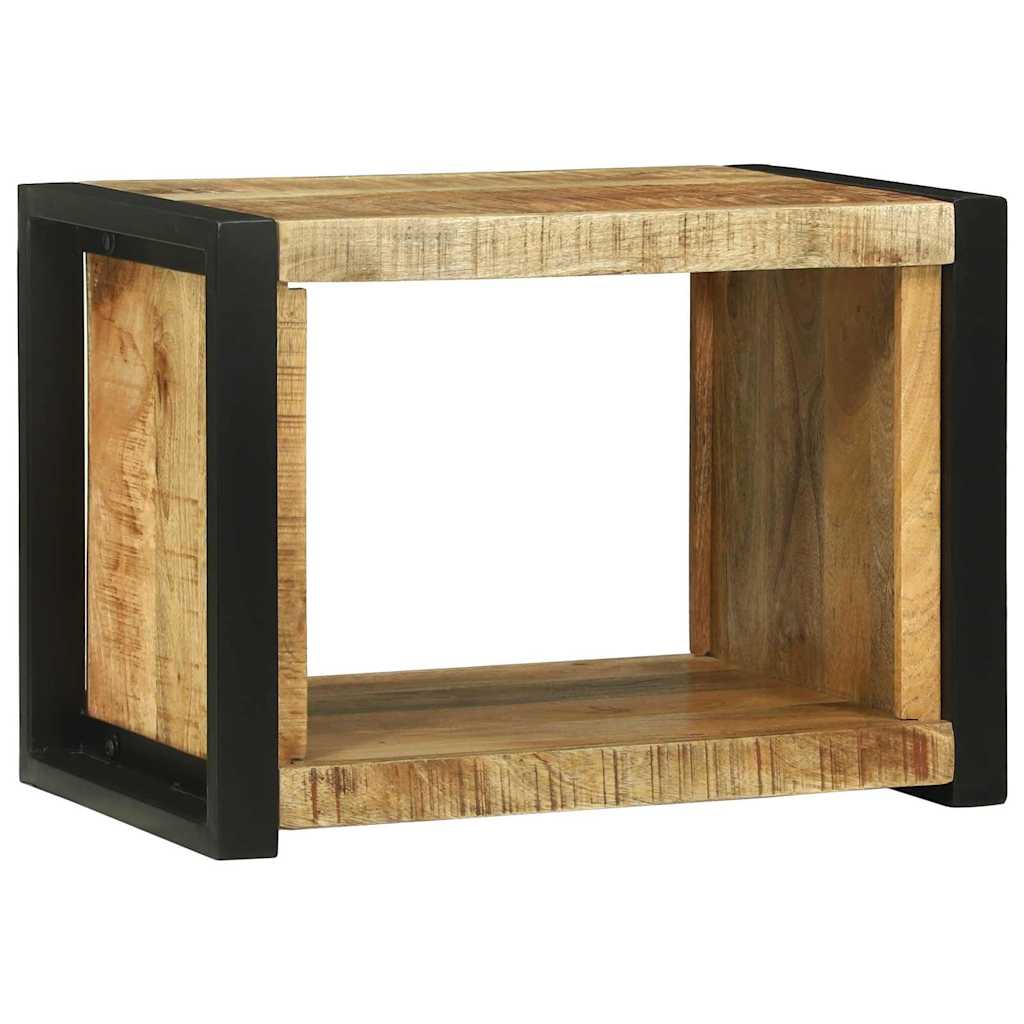 vidaXL Bathroom Furniture Set 4 pcs Brown and Black Solid Mango Wood 4
