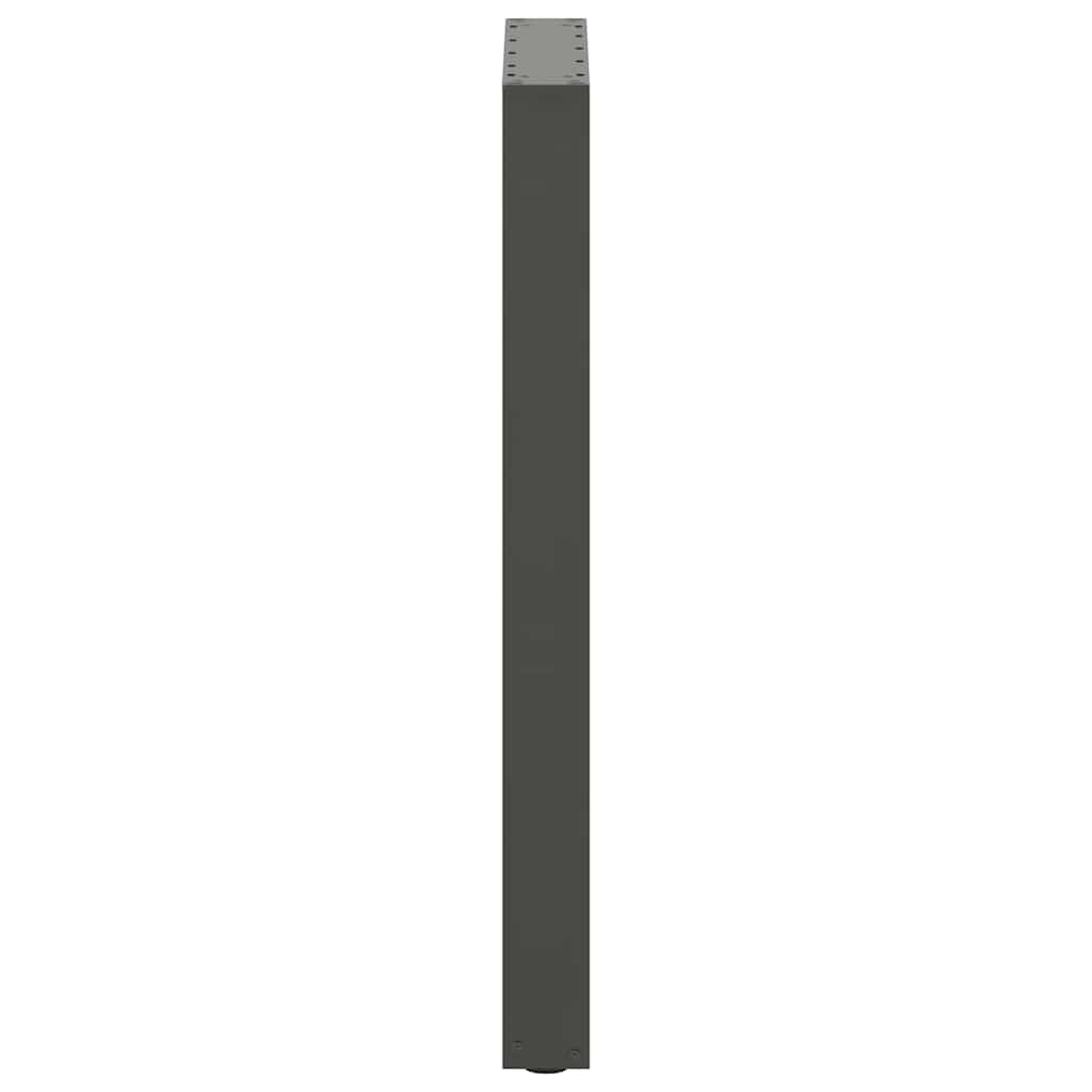Bar Table Legs U-Shaped Steel 2 pcs Anthracite 50 x (90-91) cm