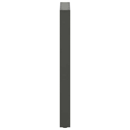 Bar Table Legs U-Shaped Steel 2 pcs Anthracite 50 x (90-91) cm