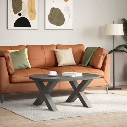 Coffee Table Legs X-Shaped 70x(30-31) Steel 2 pcs Anthracite 70 x (42-43) cm (80 mm)