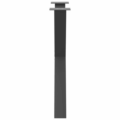 Coffee Table Legs X-Shaped 70x(30-31) Steel 2 pcs Anthracite 80 x (72-73) cm (80 mm)