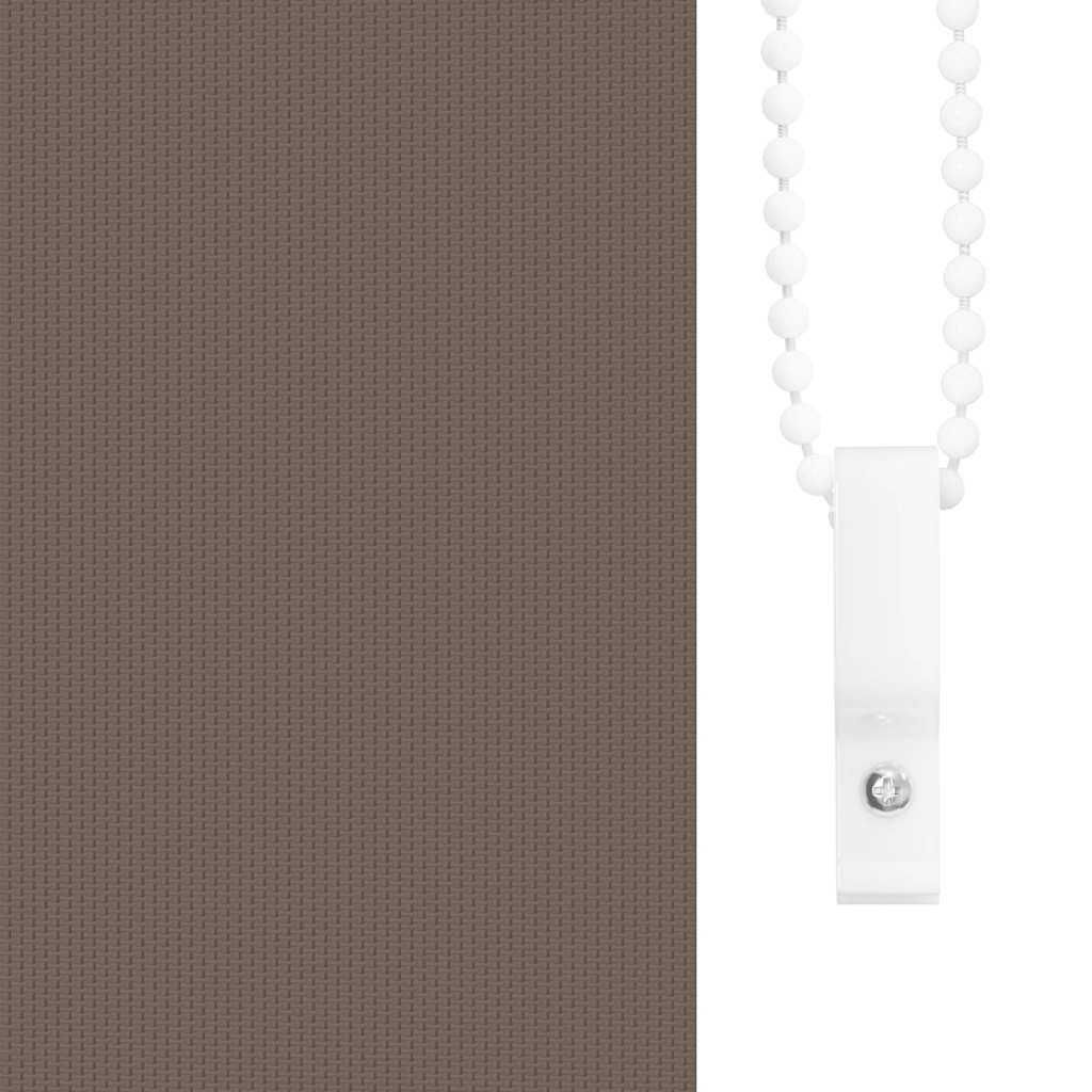 Roller Blind Blackout 105x130 cm Fabric Width 100.7 cm Coffee 160 cm