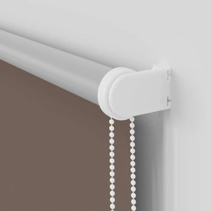 Roller Blind Blackout 105x130 cm Fabric Width 100.7 cm Coffee 160 cm