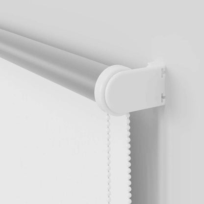 Roller Blind Blackout 105x230 cm Fabric Width 100.7 cm White 140 cm