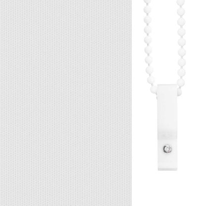Roller Blind Blackout 105x230 cm Fabric Width 100.7 cm White 140 cm