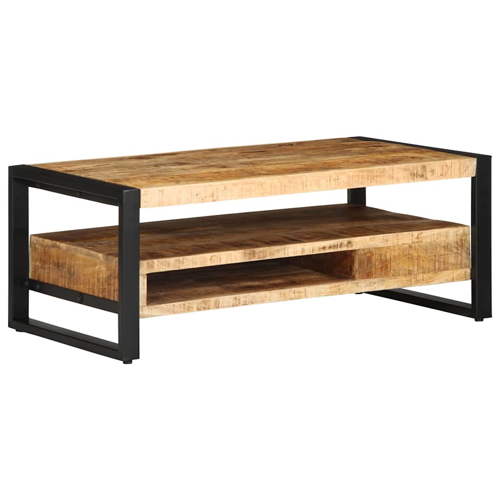 Coffee Table 90x50x36 cm Solid Rough Wood Mango Solid rough mango wood