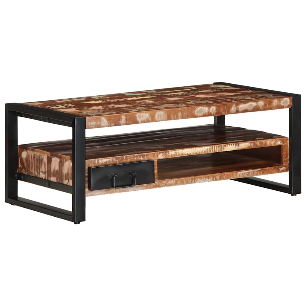 Coffee Table 90x50x36 cm Solid Rough Wood Mango Solid reclaimed wood