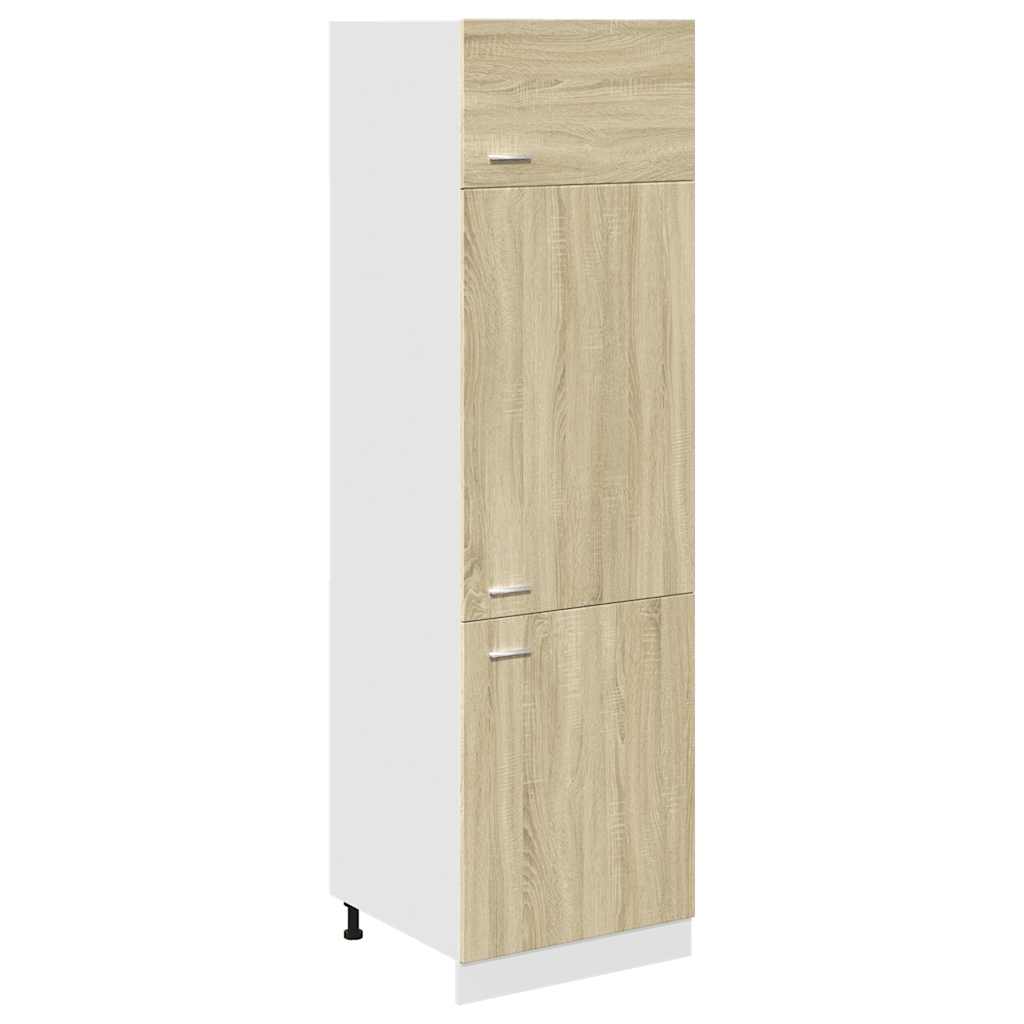 vidaXL 8 Piece Kitchen Cabinet Set Lyon  Sonoma Oak Engineered Wood 4