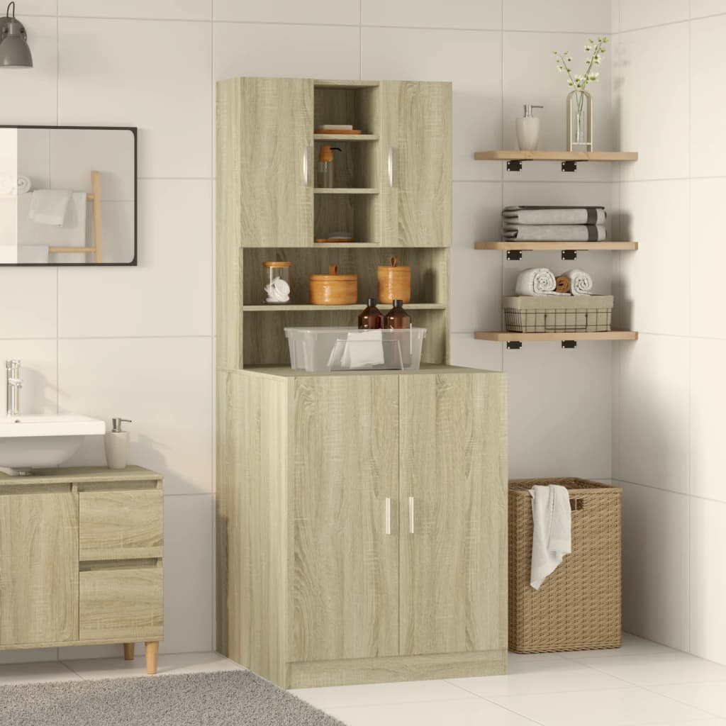 Washing Machine Cabinet Sonoma oak