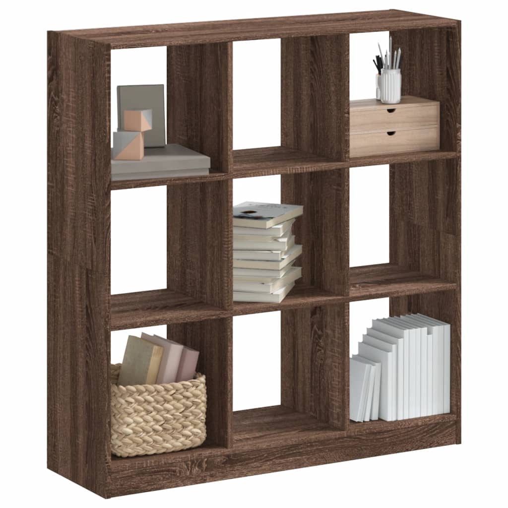 Bookcase Engineered Wood Brown oak 102 cm 108 cm